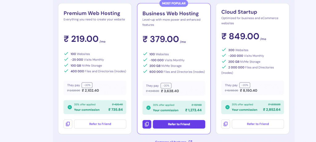 hosting plan